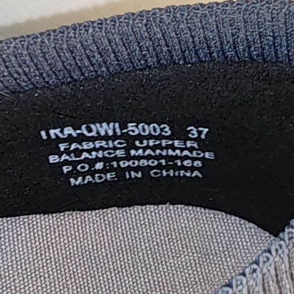 Traq by Alegria Paisley Pattern Knit Fabric Walking Flats Size 37 - Picture 4 of 7